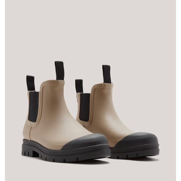 NEW Everlane The Rain Boot In Stone Size 5 - Picture 1 of 11